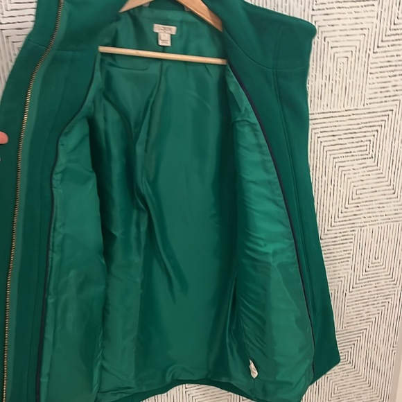 Gorgeous jade green Cocoon coat - Picture 5 of 6